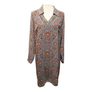 CAbi 3295 Provincial Shift Tunic Dress Size M